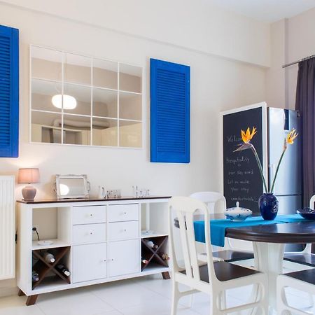 Blue Iris: Stylish Apartment Just 10 Minutes Walk From Old Town Chania Chania  Exterior foto